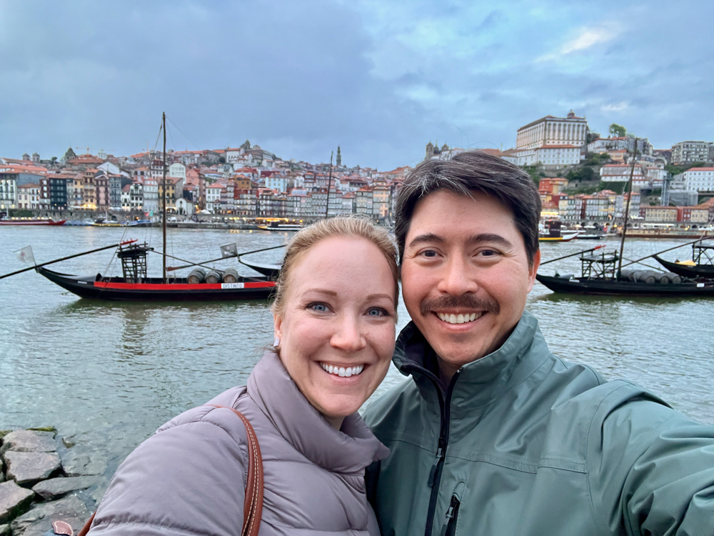 Rachelle and Pete in Porto