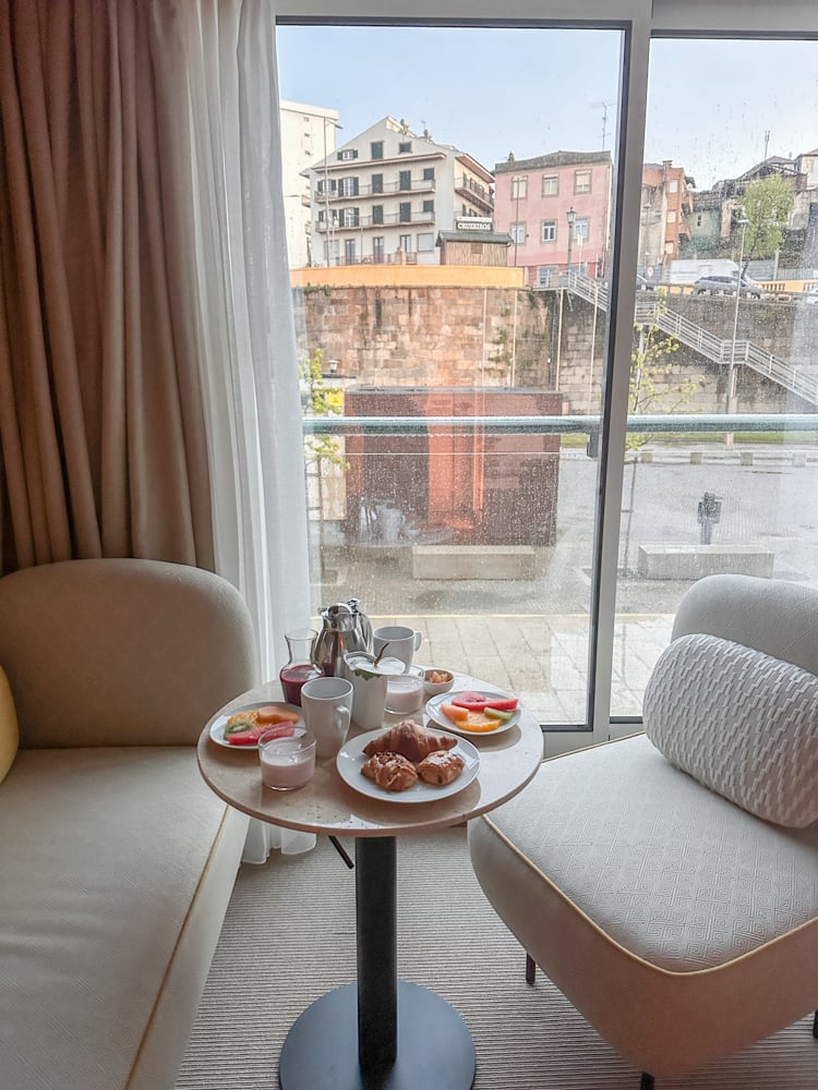 Breakfast in suite on Avalon Waterways