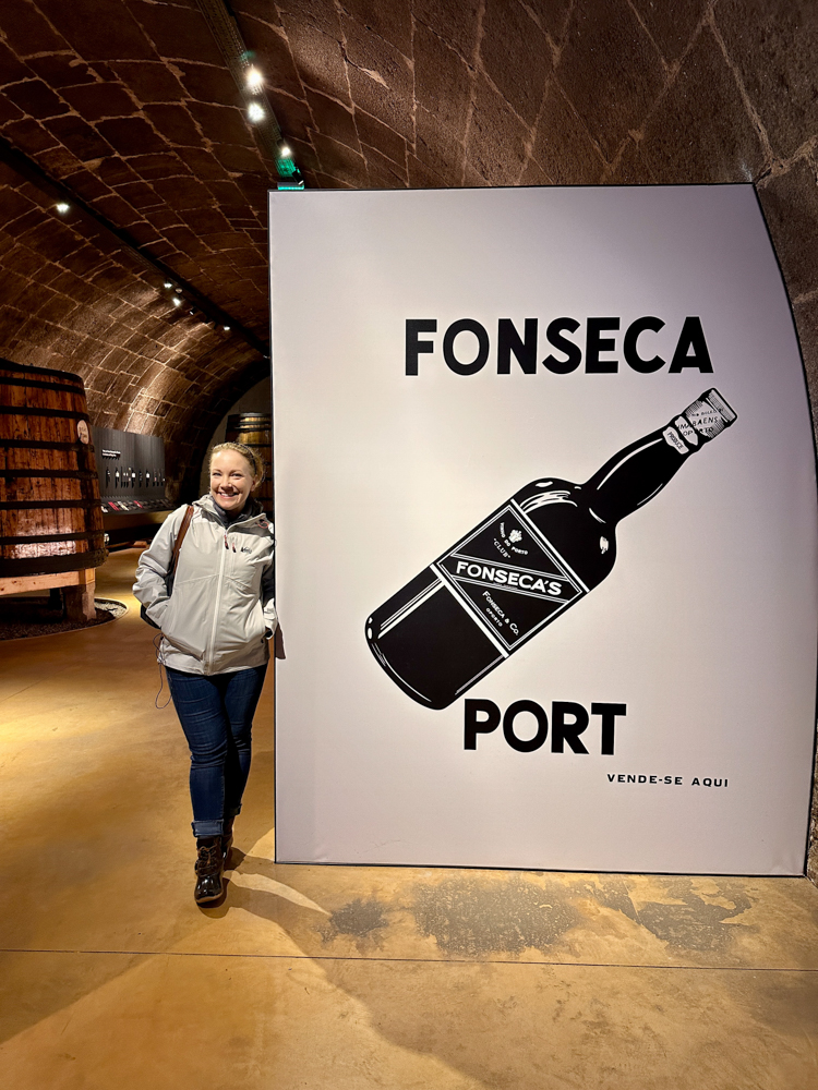 Rachelle at Fonseca Port tasting.
