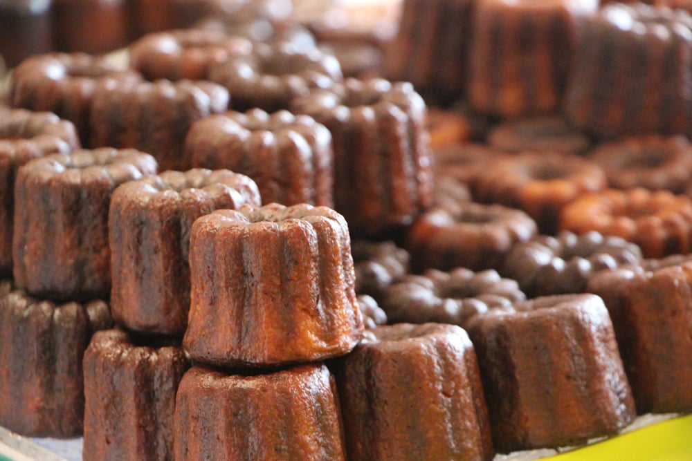 Canele in Bordeaux. The look like mini bundt cakes.