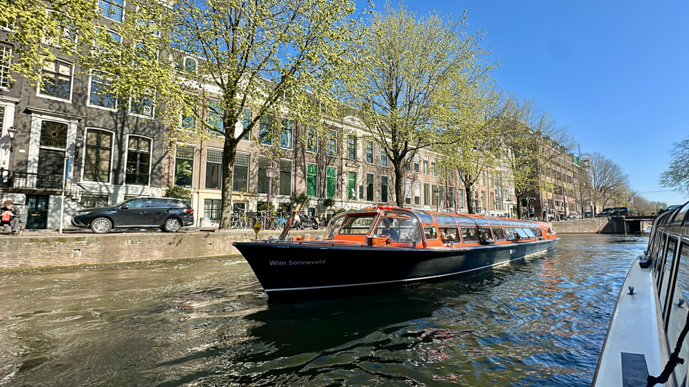 Amsterdam canal cruise.