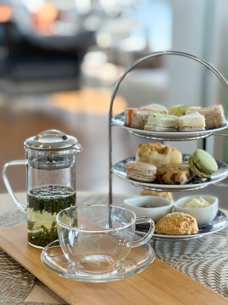 tea service on board Tulips and Windmills Viking River cruise